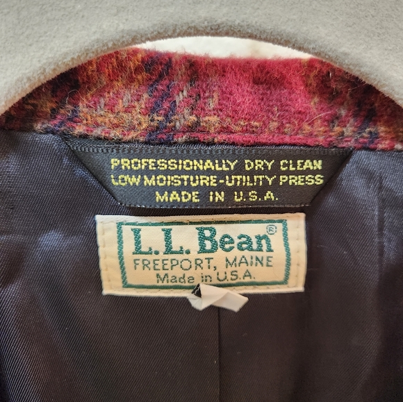 Vintage L.L. Bean 100% Wool Oxford Academia Blazer Size 8 - Picture 7 of 7